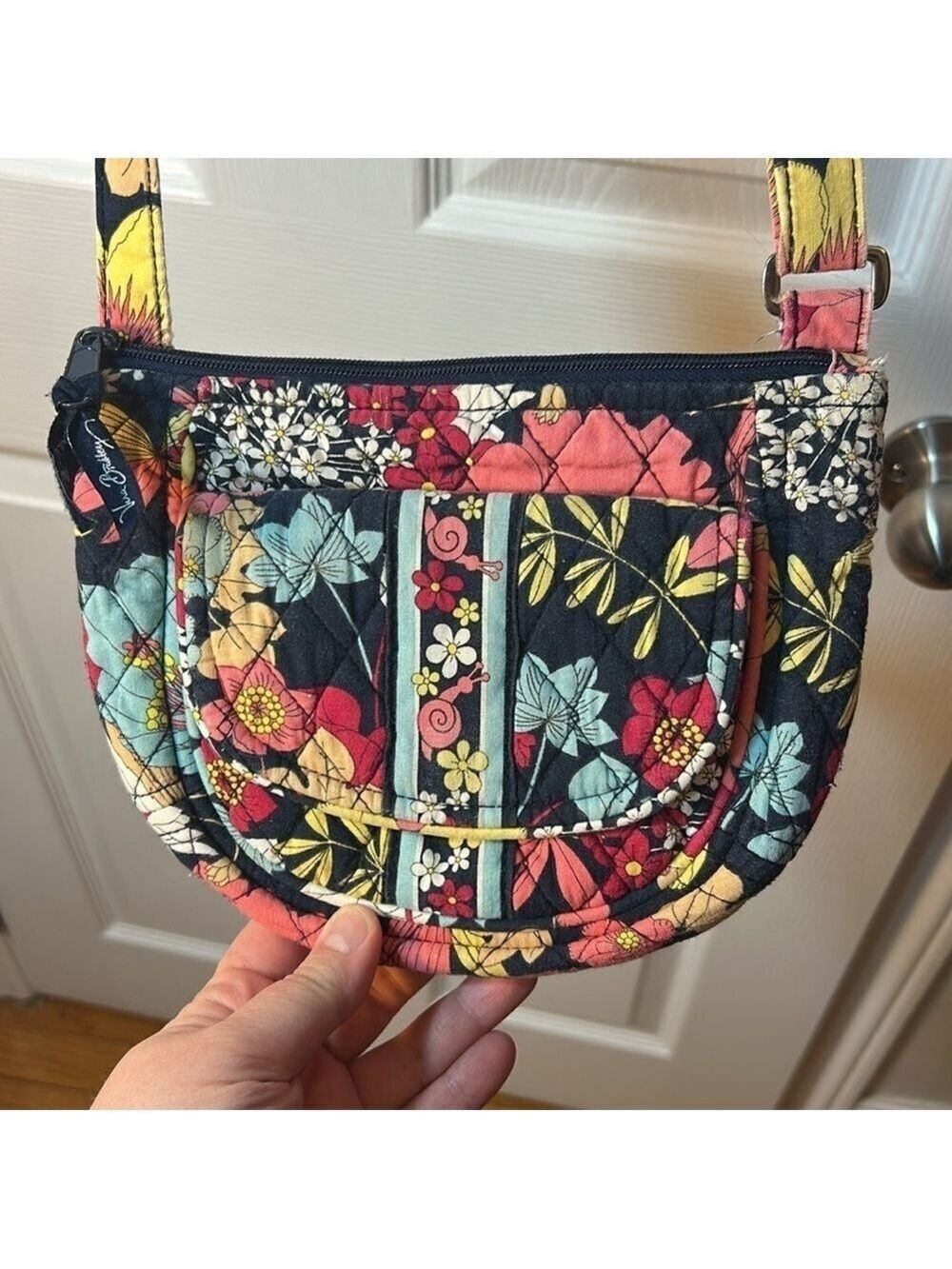 Vera Bradley small Floral clare Crossbody Bag boho y2k style - Picture 3 of 10